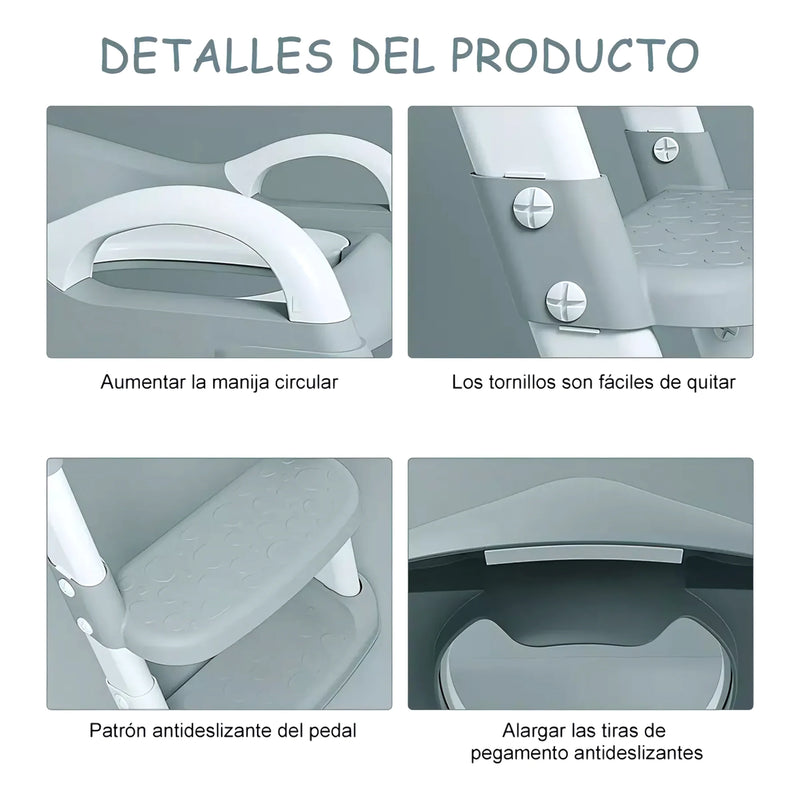Asiento Adaptador Escalera Inodoro Niños - Varietas Chile - Santiago