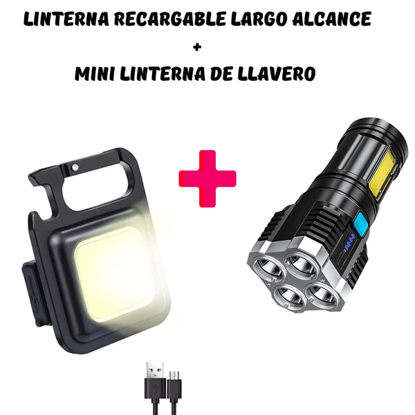 Linterna Recargable Linterna Llavero - Varietas Chile - Santiago