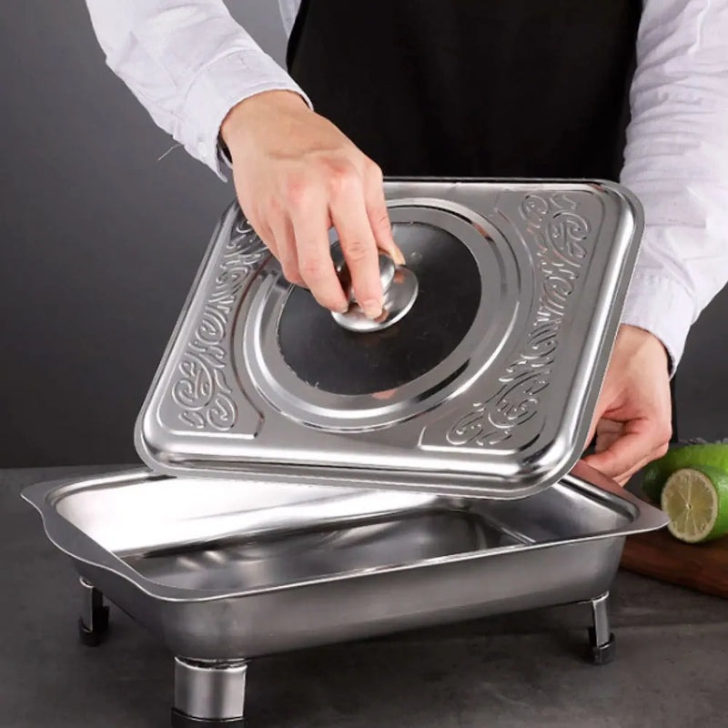 Bandeja Asadera Budinera Con Tapa