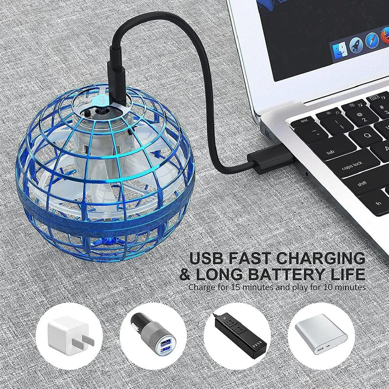 Esfera Voladora Con Luces Led Sensor