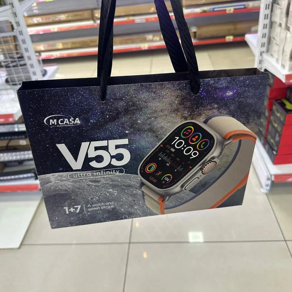 Reloj Smartwatch Modelo V55 8 Correas