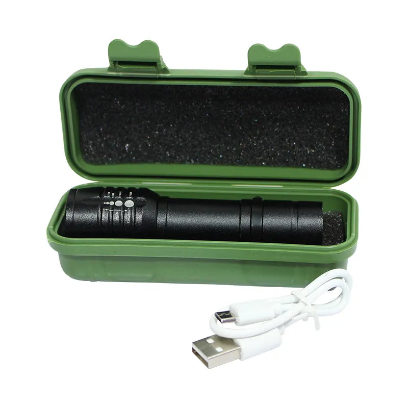 Linterna Led De Mano Recargable -en tu casa Chile - Santiago