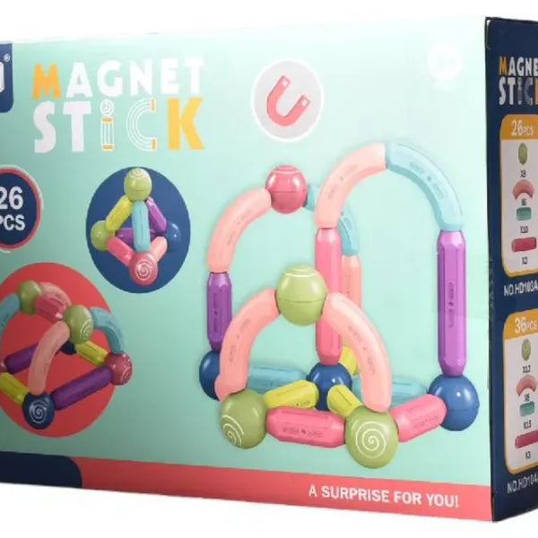 Juego 26 Pcs Bloques Magneticos