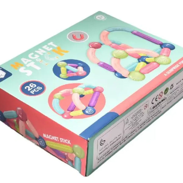 Juego 26 Pcs Bloques Magneticos