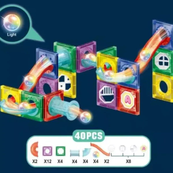 Juego De 40 Pcs Bloques Magneticos