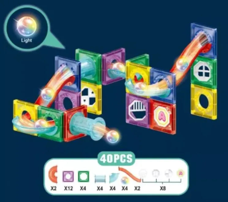 Juego De 40 Pcs Bloques Magneticos