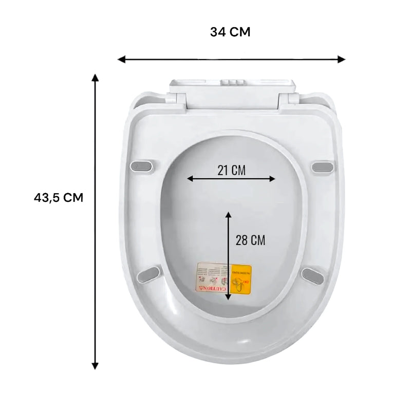 Tapa Asiento Baño Wc Cierre Lento Y00398 - Varietas Chile - Santiago