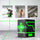 Mini Nivel Laser De Mano 5 Lineas Verdes