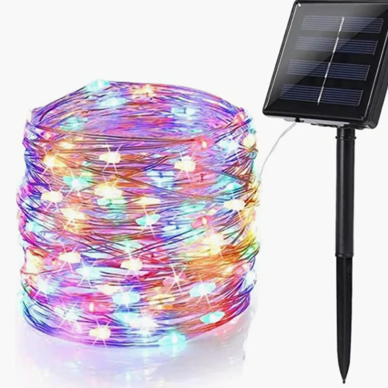 2 Guirnaldas De Luces Hada Solar