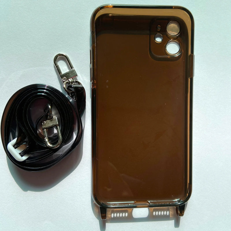 Carcasa Con Cordon Iphone 11 Negra - Varietas Chile - Santiago