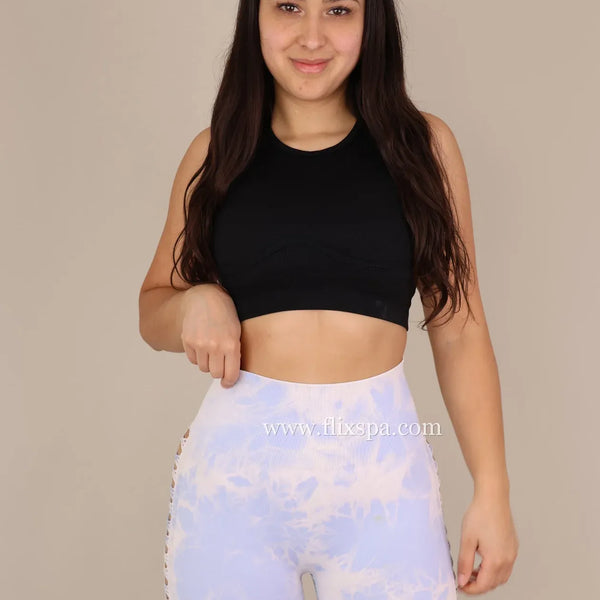 Short Tie Dye Abertura Lateral Ac Yj149