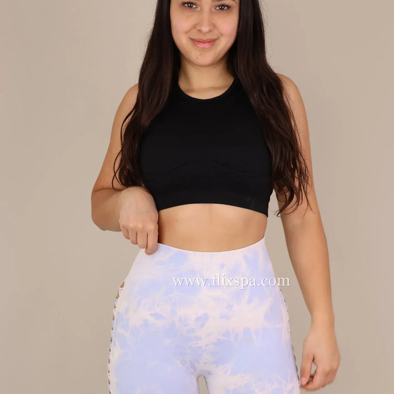 Short Tie Dye Abertura Lateral Ac Yj149
