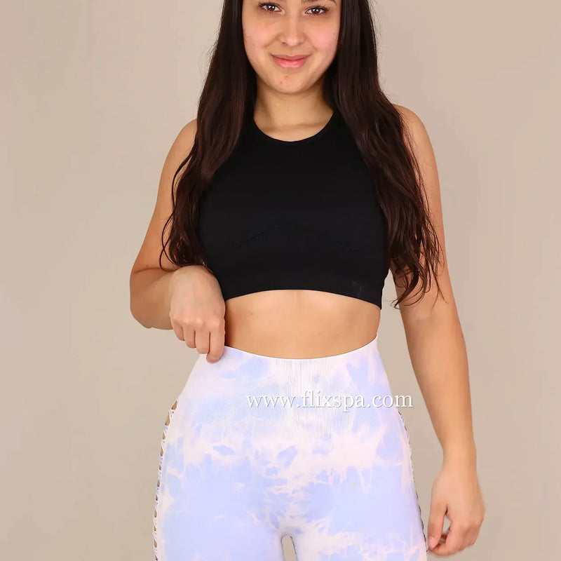 Short Tie Dye Abertura Lateral Ac Yj149 - Varietas Chile - Santiago