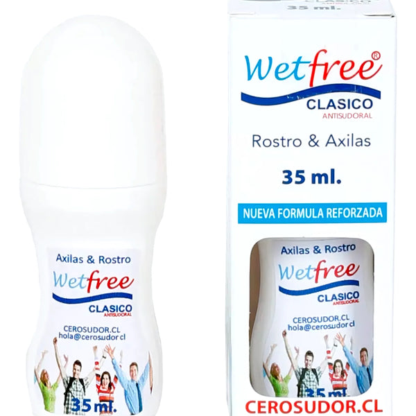 Antitranspirante Wetfree Clasico Roll On - Varietas Chile - Santiago