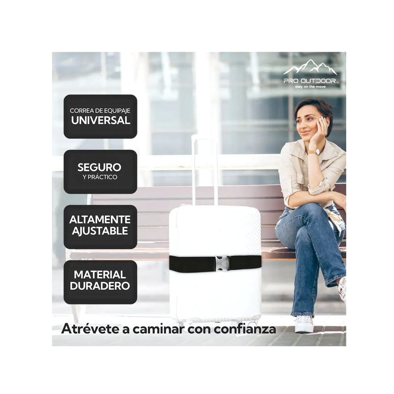 2 Cintas Para Maleta Viaje Pro Outdoor - Varietas Chile - Santiago