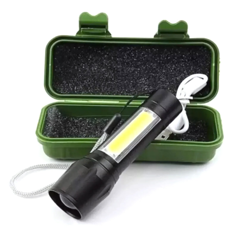 Mini Linterna Led De Mano Recargable Usb - Varietas Chile - Santiago