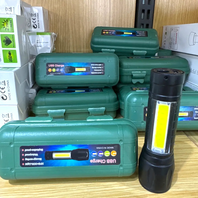 Mini Linterna Led De Mano Recargable Usb - Varietas Chile - Santiago