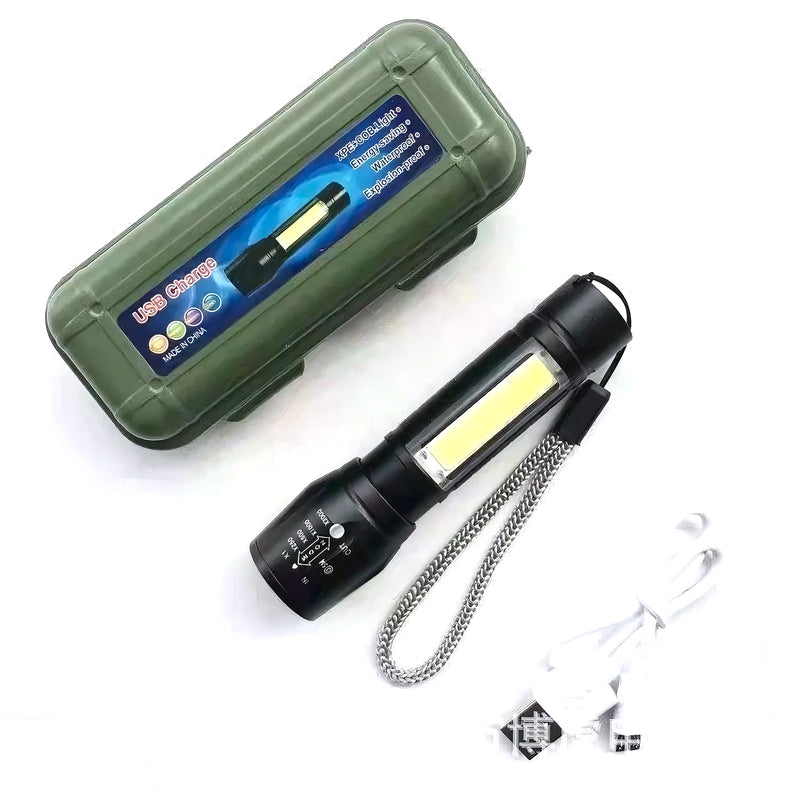 Mini Linterna Led De Mano Recargable Usb - Varietas Chile - Santiago