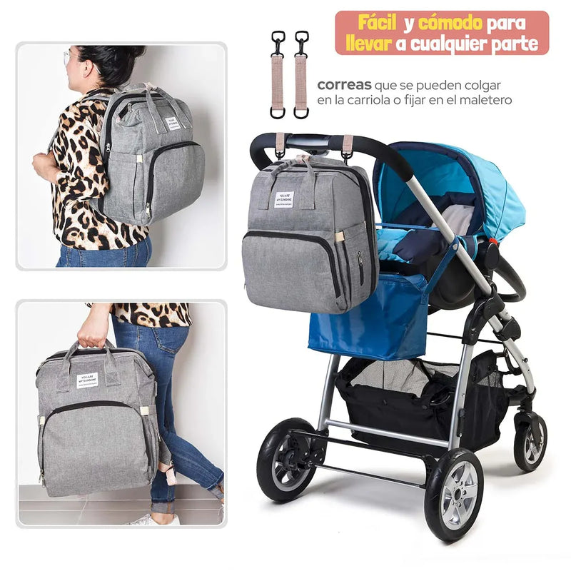 Mochila Bolso Maternal Cuna Bebe