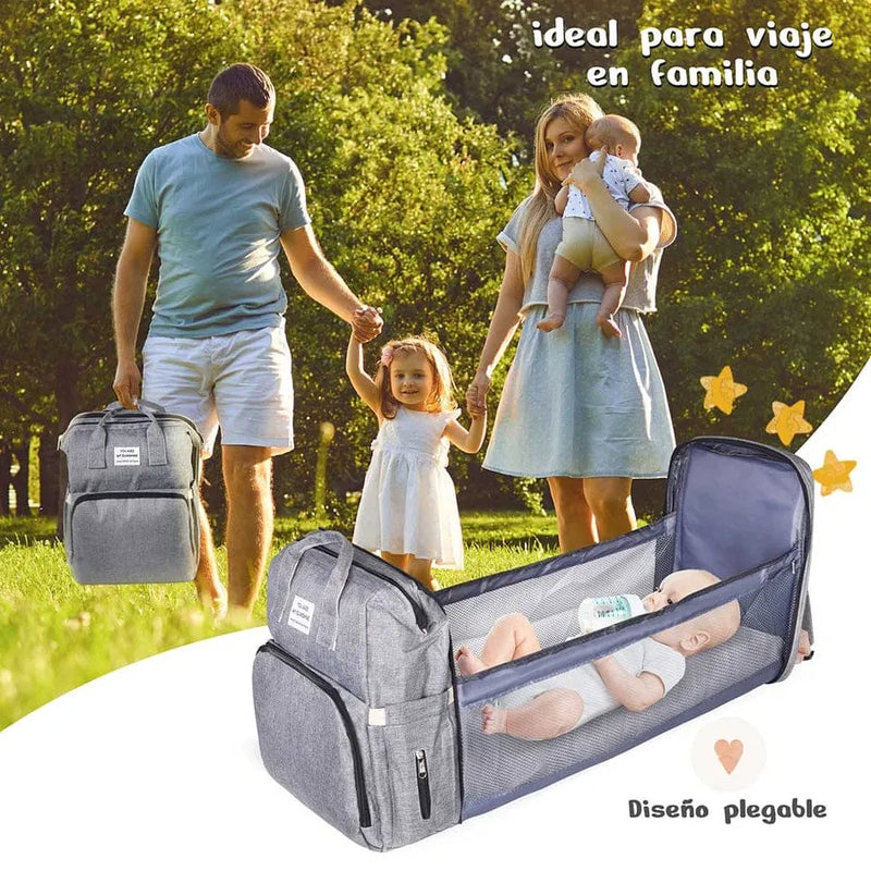 Mochila Bolso Maternal Cuna Bebe