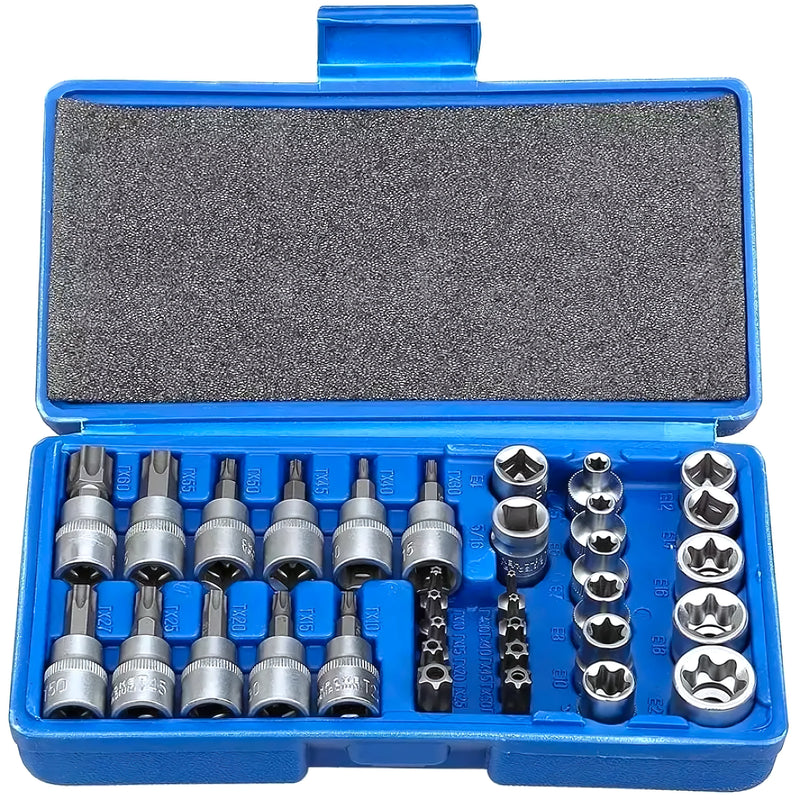 Caja Dados Extractor De Tuercas 34 Pcs - Varietas Chile - Santiago