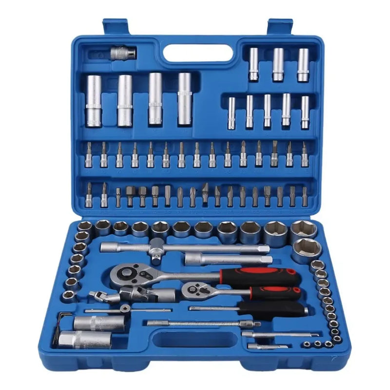 Caja Herramienta 94 Piezas Dados Puntas