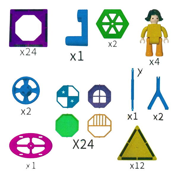 Juego Magnético Bloques Didáctico 73 Pcs - Varietas Chile - Santiago