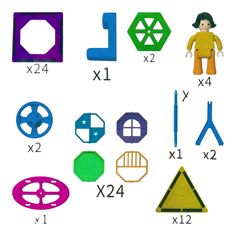 Juego Magnético Bloques Didáctico 73 Pcs - Varietas Chile - Santiago