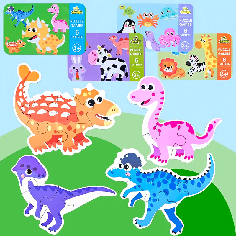 Puzzle Rompecabezas Montessori 3D Dinosa - Varietas Chile - Santiago