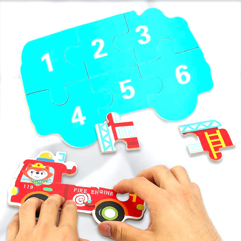 Puzzle Rompecabezas Montessori 3D Medios - Varietas Chile - Santiago