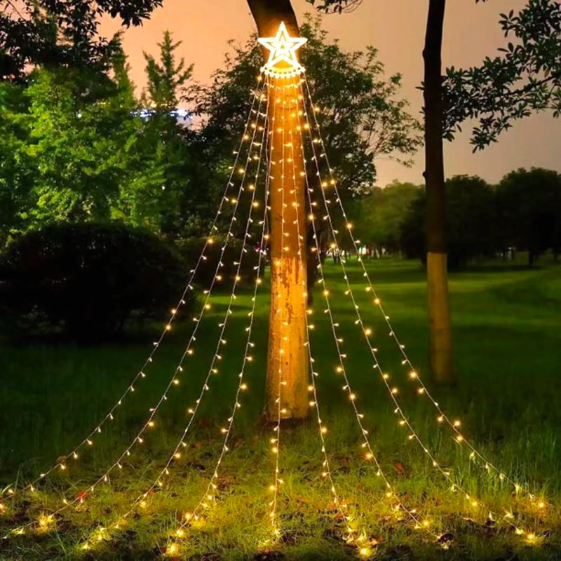 Luces De Navidad Cascada Solar - Varietas Chile - Santiago