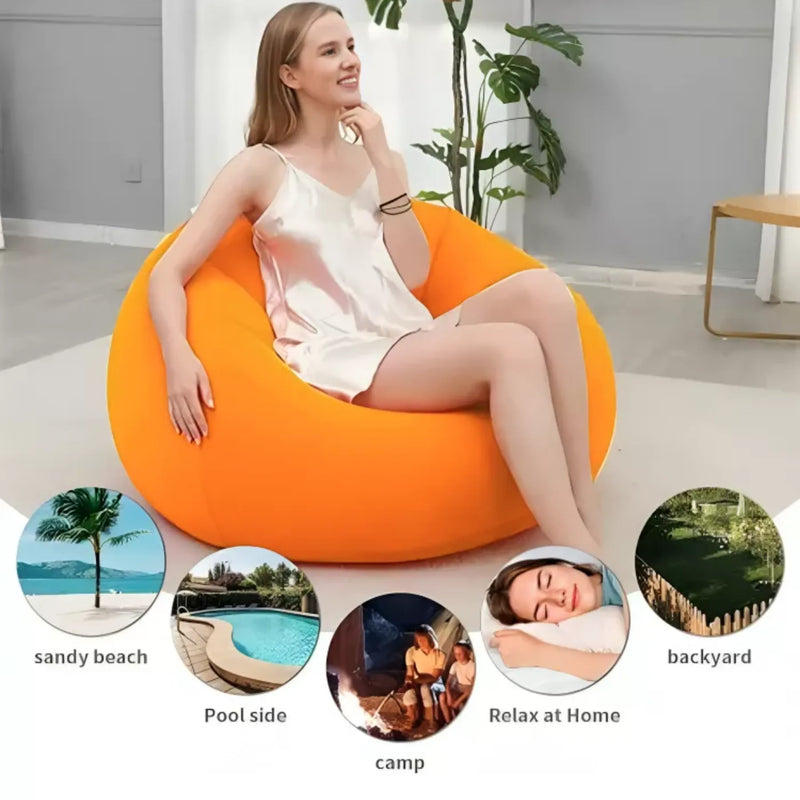 Sillón Inflable Puffs Ergonomico