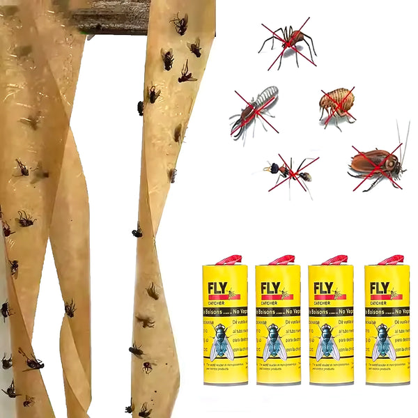 4 Papel Atrapa Mata Moscas Mosquitos - Varietas Chile - Santiago