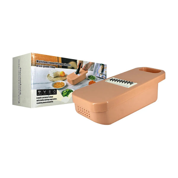 Rallador Rebanador Manual Con 5 Cuchilla