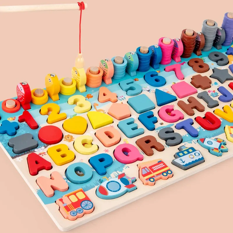 Tablero Juego Educativo Montessori Letra