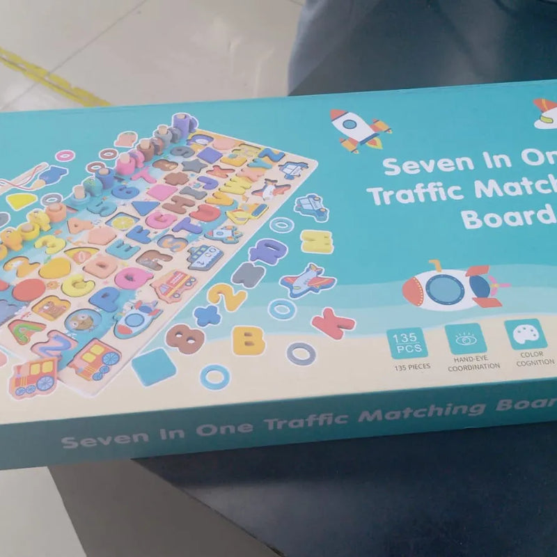 Tablero Juego Educativo Montessori Letra