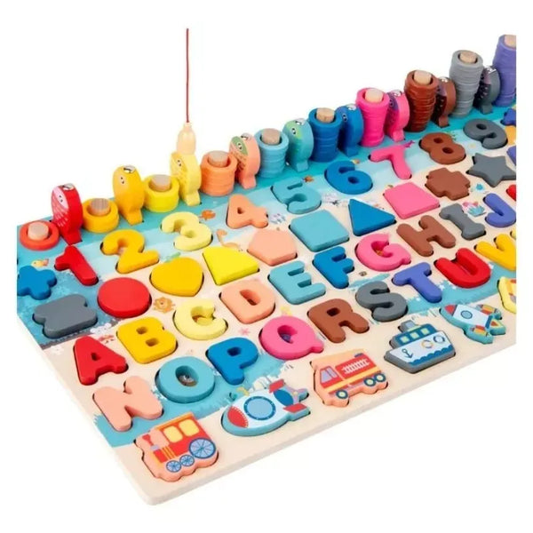 Tablero Juego Educativo Montessori Letra