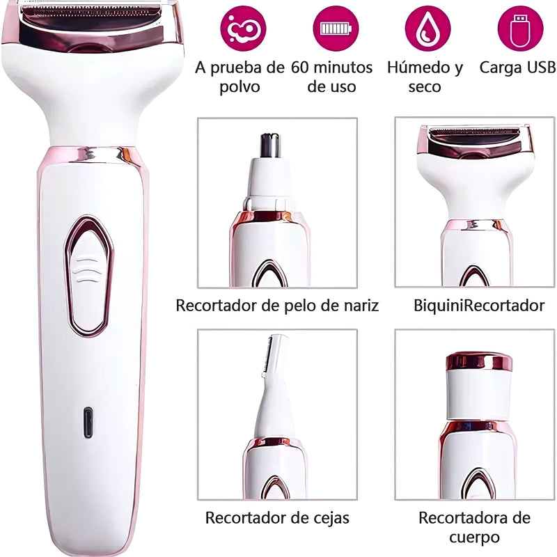 Depiladora Maquina Recargable 4 En 1 - Varietas Chile - Santiago