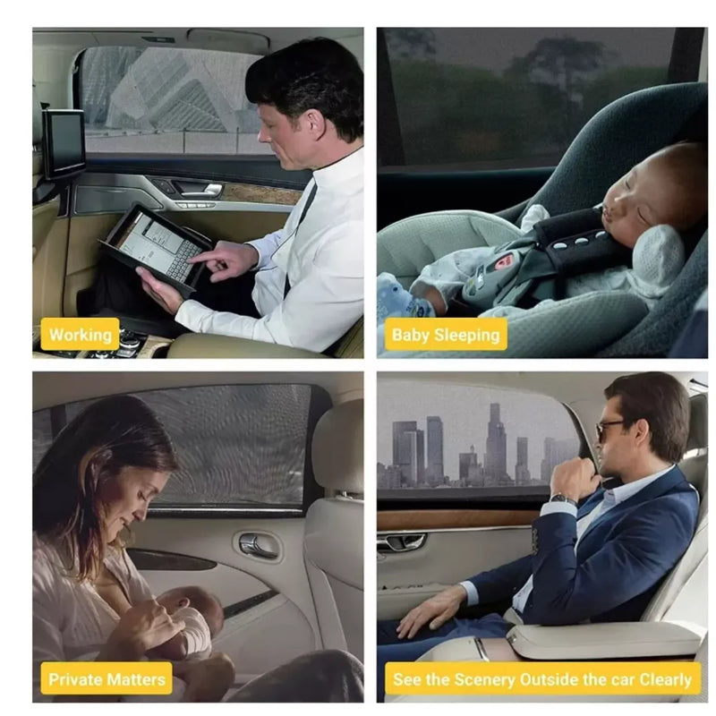 Sombra Ventana Auto Malla Para El Sol