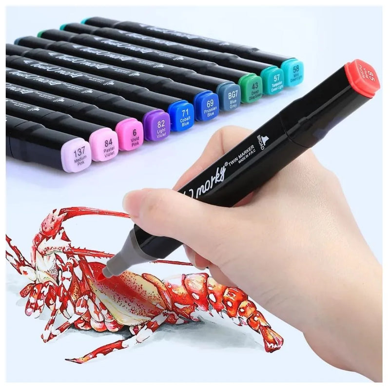 Marcadores Plumones Doble Punta 168 Colo