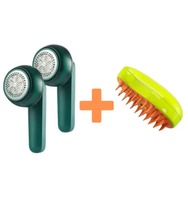 Pack 2 Quita Pelusa Mas Cepillo Vapor M