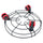 Base Metálica Multiuso Macetero 34 Cm