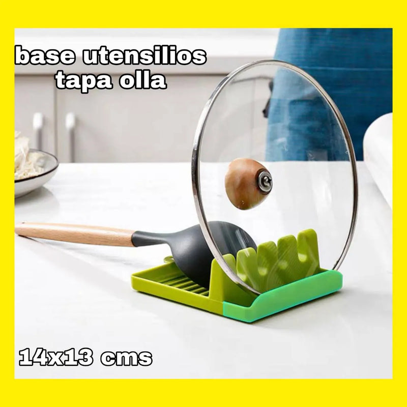 Base Utensilios Y Tapa De Olla