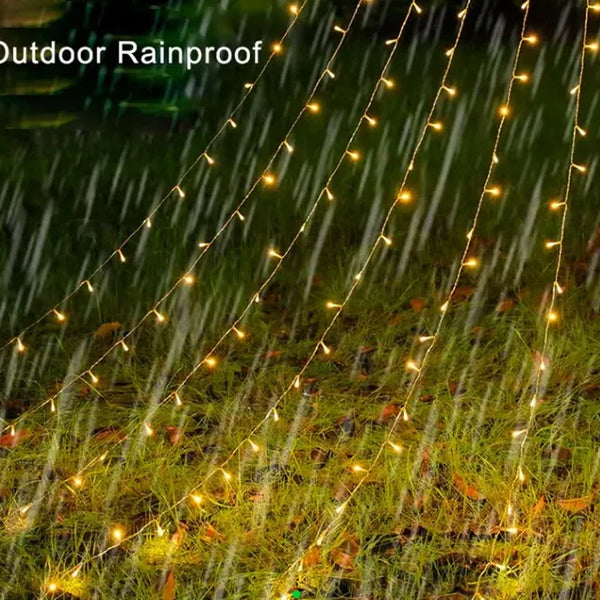 Luz Cascada Navidad De Estrella