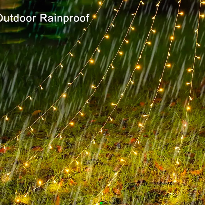 Luz Cascada Navidad De Estrella - Varietas Chile - Santiago