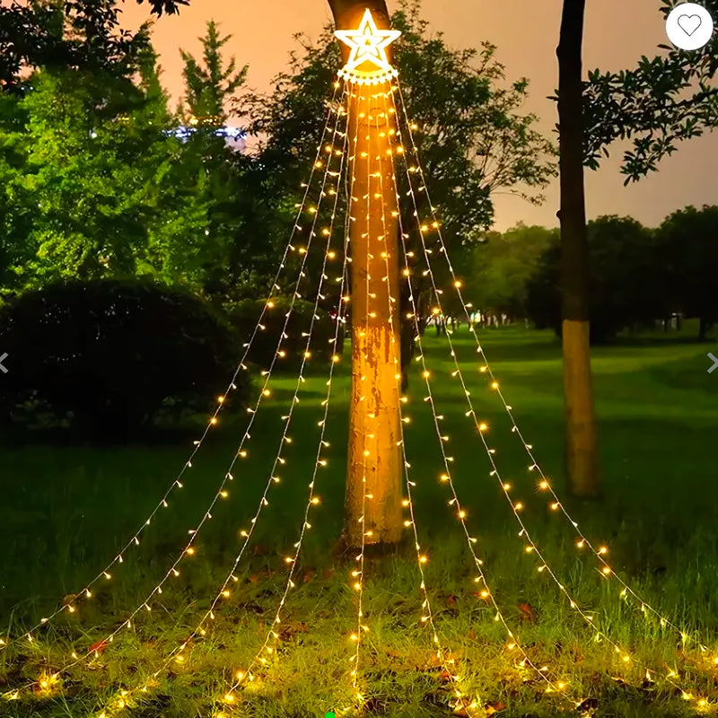 Luz Cascada Navidad De Estrella - Varietas Chile - Santiago