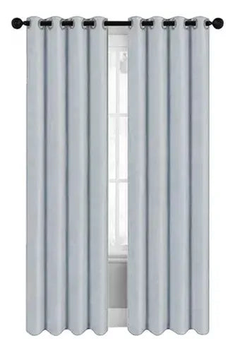 Cortina Blackout 213X274 2 Paños Termica