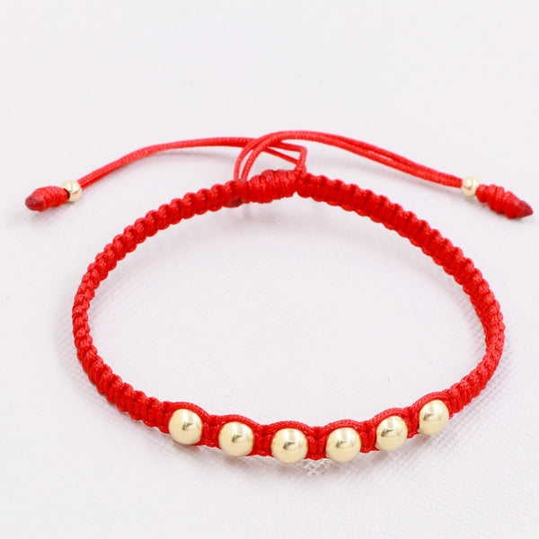 Brazalete Tejido Rojo