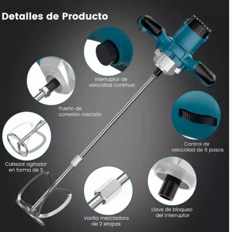 Mezclador Pintura Cemento 220V 960W
