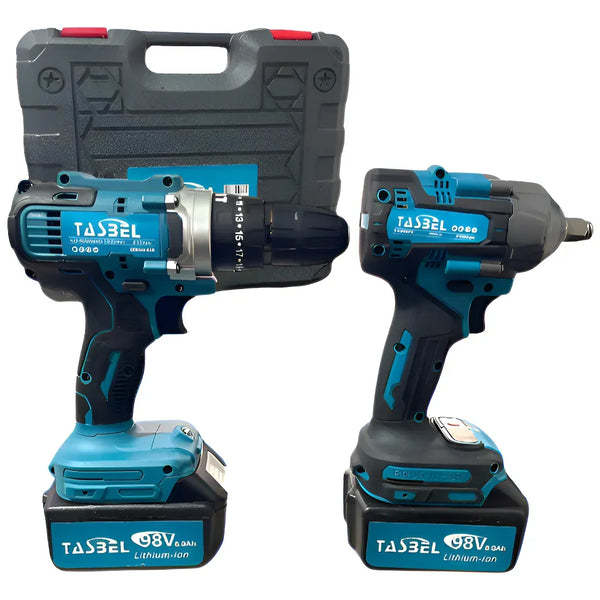 Llave Impacto Taladro 98V Azul Tasbel